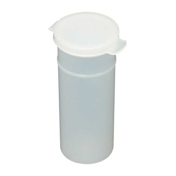 Qorpak Vial,84 mm H,Polypropylene,Natural,PK600 PLC-10039
