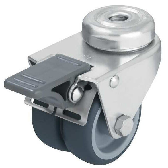 Manufacturer Varies Bolt-Hole Caster,2"dia,Swivel,Rubber LMDA-TPA 50G-FI