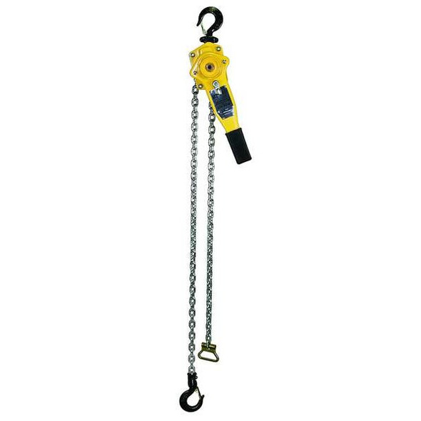 Lever Chain Hoist, 1,500 lb, 5 ft, Hook Mounted - No Trolley