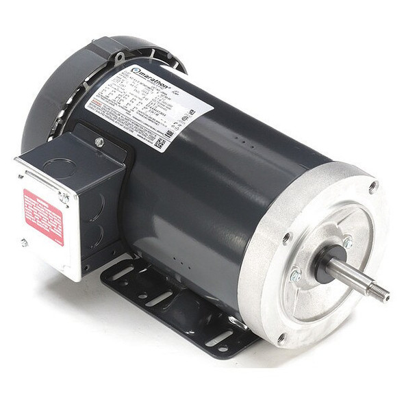 Leeson Jet Pump Motor,3-Phase,3 HP,7.6/3.8A 056T34F15601