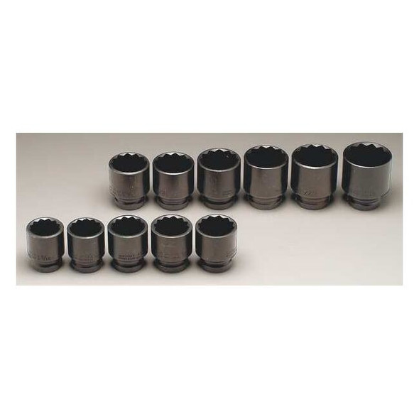 Wright Tool 3/4" Drive Socket Set, SAE, 11 pcs 604