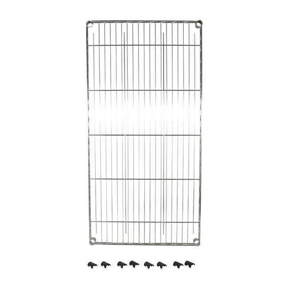 Manufacturer Varies Shelving, Chrome, 24x48 MHL2448CG
