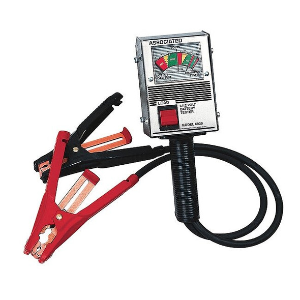 Associated Equipment Battery Tester,Analog,125 Amps 6029