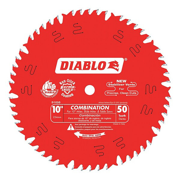 Diablo 10",50-Teeth Circular Saw Blade D1050X