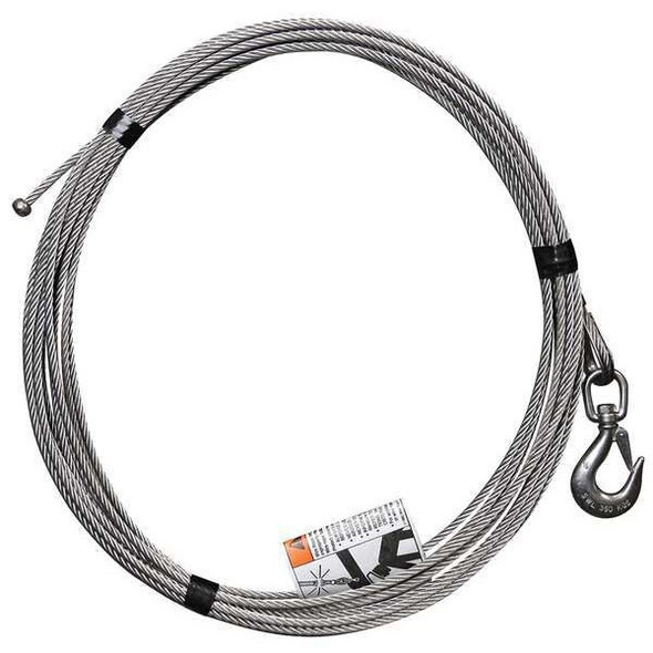 Oz Lifting Products Cable,Stainless Steel,1200 lb. OZSS.25-55B Oz Lifting Products Cable,Stainless Steel,1200 lb. OZSS.25-55B
