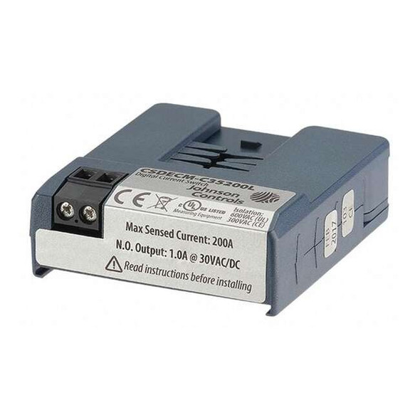 Johnson Controls Current Sensor Relay, SPST-NO, 200 A CSDECM-C35200L1