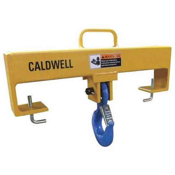 Caldwell Forklift Lifting Beam,10,000 lb,Yellow 10F-5-24 Caldwell Forklift Lifting Beam,10,000 lb,Yellow 10F-5-24