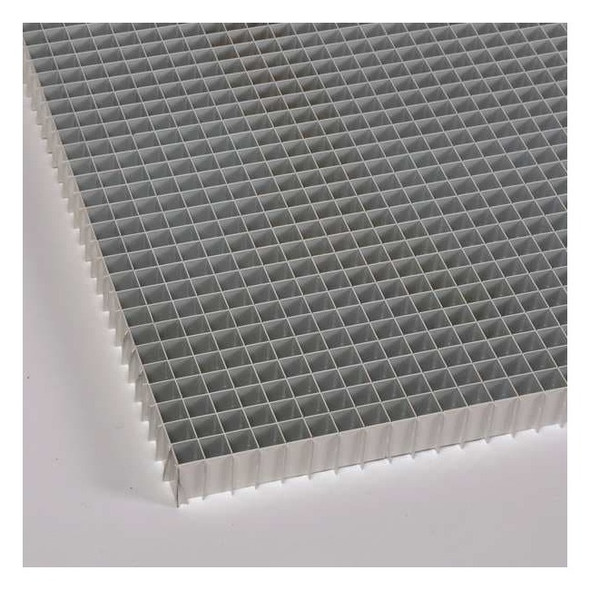 American Louver Egg Crate Diffuser 48 X 24, Mill, Aluminum ALUMMIL2448-5PK
