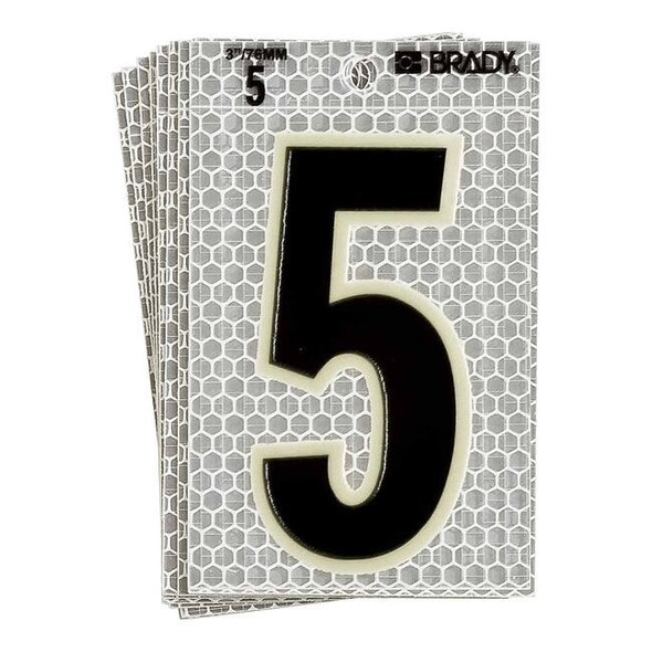 Brady NumberLabel,6inH,3inW,PK10 3020-5