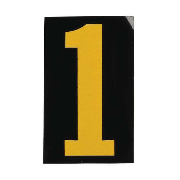 Brady NumberLabel,2-7/8inH,1-3/4inW,PK25 5000-1