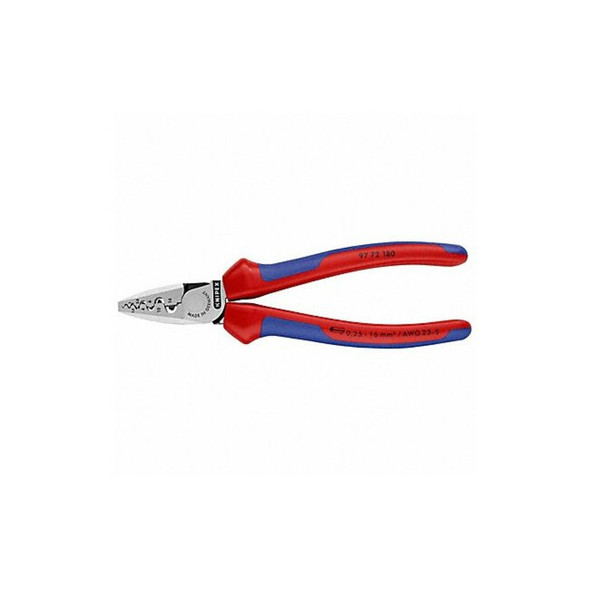 Knipex 7 1/4 in Crimper 23 to 5 AWG 97 72 180