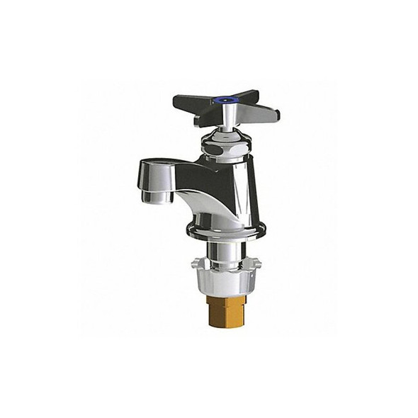 Manual Low Arc Bathroom Faucet, Single Hole Mount, Polished Chrome 1 Hole
