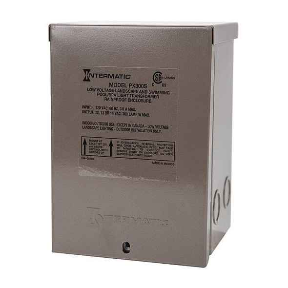 Intermatic Transformer, 300 VA, 3R, 12/13/14V AC, 120V AC PX300S