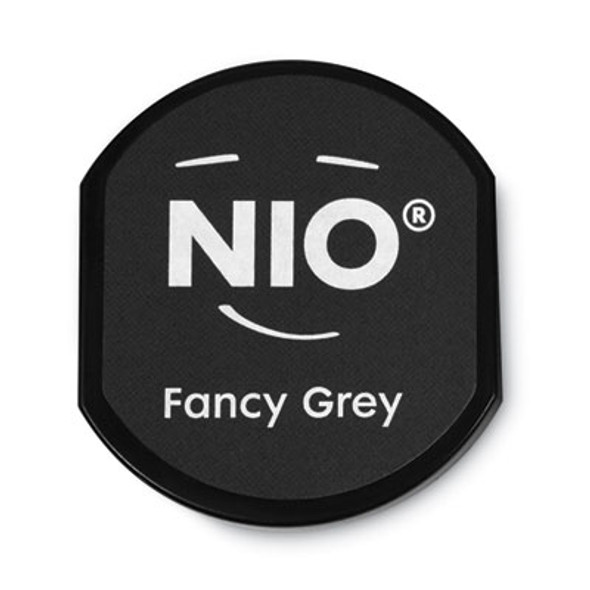 NIO® Ink Pad for NIO Stamp with Voucher, 2.75" x 2.75", Fancy Gray 071519