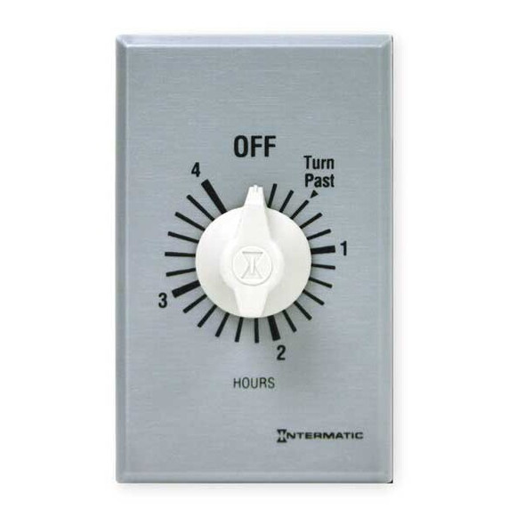 Intermatic Spring-Wound Timer, Silver, 277V AC FF4H