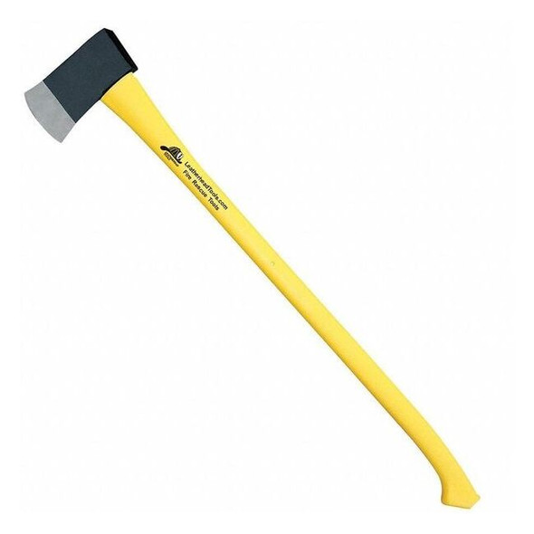 Leatherhead Tools Flat Axe, 36" Yellow Fiberglass Handle, 6 lb. Head FAY-6