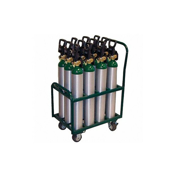 Saftcart Cylinder Trolley,2400 lb.,37 In. H MDE-12