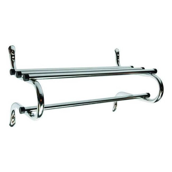 Csl Wall-Mount Garment Rod,30 in W,Silver TMK-30