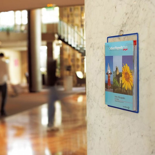 Tarifold Sheet Pocket With Hanger, Blue, PK5 PHV5