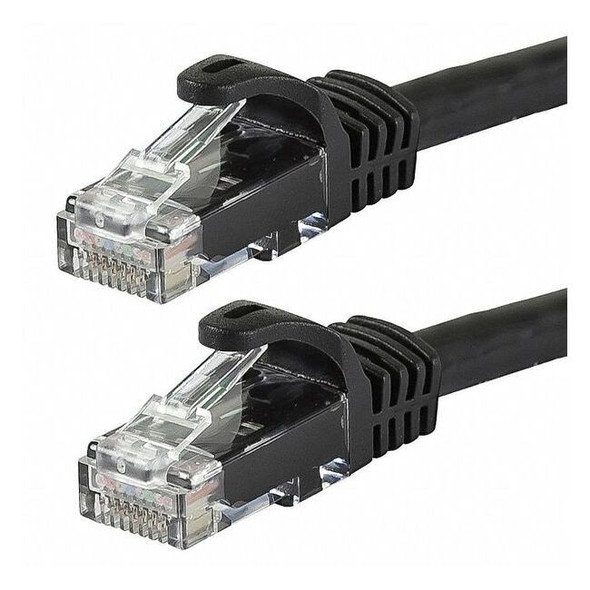 Monoprice Patch Cord,Cat 6,Flexboot,Black,50 ft. 9827