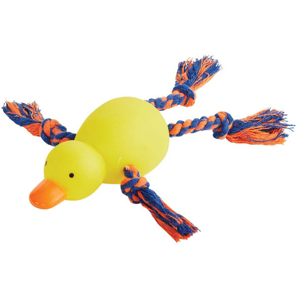 Smart Savers 9 In. Squeaky Duck Dog Toy 236022 Pack of 12