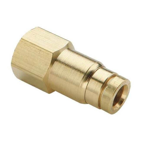 Parker Strt,Brass,Push-Fit1/2in,FNPT1/4in 66PTC-8-4