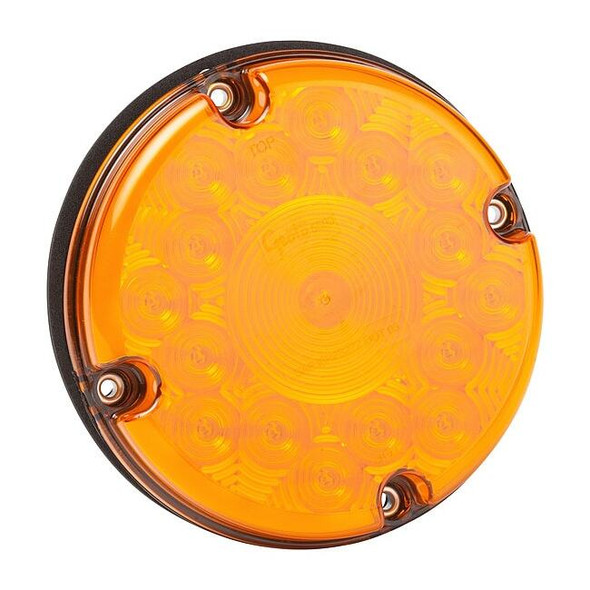 Grote Stop/Turn/Tail Light,Round,Yellow 55993