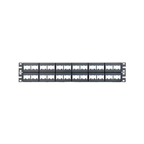 Panduit Patch Panel,Mini-Com,Rack Mt,48 Port CPP48WBLY Panduit Patch Panel,Mini-Com,Rack Mt,48 Port CPP48WBLY