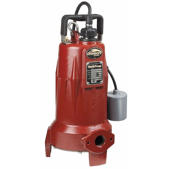 Liberty Pumps Grinder Pump, 10 ft, Three, 208/230V AC LSG203M