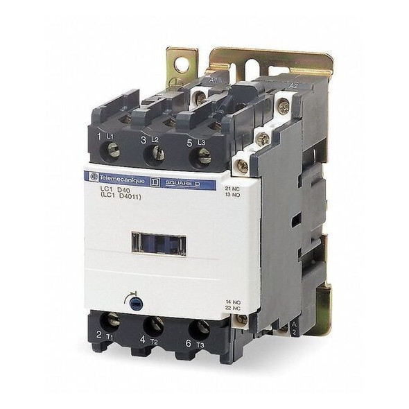 IEC Magnetic Contactor, 1NC/1NO, 240V AC, 3 P, Non-Reversing, Screw Clamp
