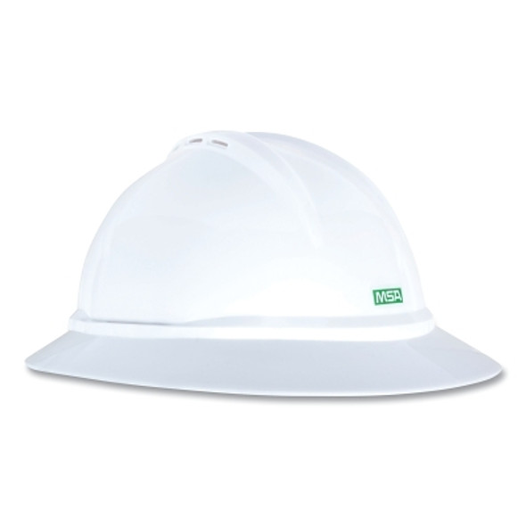 V-Gard® 500 Protective Caps and Hats, 4-point Ratchet, Vented Full Brim Hard Hat, White V-Gard® 500 Protective Caps and Hats, 4-point Ratchet, Vented Full Brim Hard Hat, White