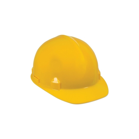 SC-6 Hard Hat, 4-point Ratchet, Front Brim, Yellow