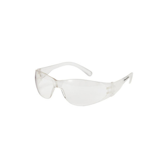 Checklite® CL1 Frameless Safety Glasses, Clear Lens, Polycarbonate, Uncoated, Clear Frame