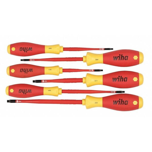 Wiha Screwdriver Set,6 pcs,Torx(R) 32596