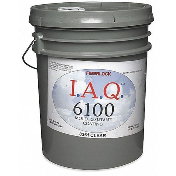 Mold-Resistant Coating, 5 gal. Pail, Very Slight, Clear  8361-5