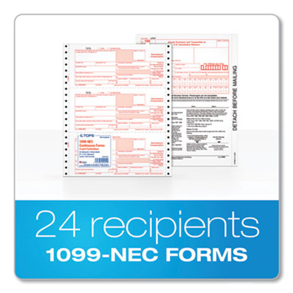 FORM,1099-NEC,24/PK,WH