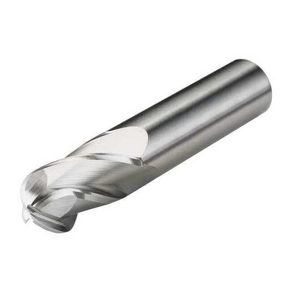 Micro 100 Carbide End Mill,Dia 1/4 In,Cut L 3/4 In BEM-250-04