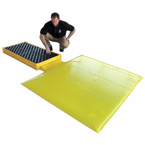 Ultratech Spill Deck, 88 gal Spill Capacity, 2 Drums, 3,000 lb Load Capacity, Polyethylene 1361