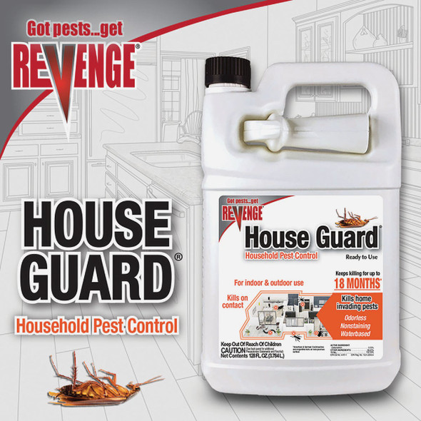 REVENGE House Guard 128 Oz. Ready To Use Trigger Spray Household Pest Control 46540 755367
