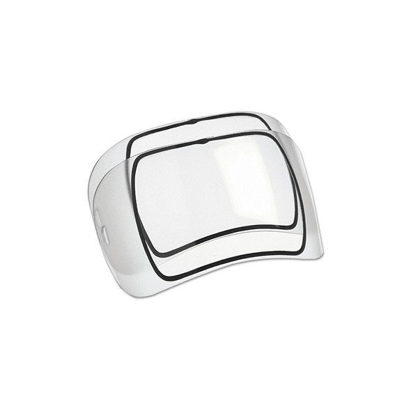 Weldcap® Front Cover Lens, 7-1/4 in x 4-1/4 in, Polycarbonate, Clear