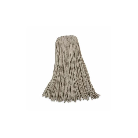 Boardwalk® Mop Head, Cotton, Cut-End, White, 4-Ply, 32 oz, 12/Carton BWKCM20032