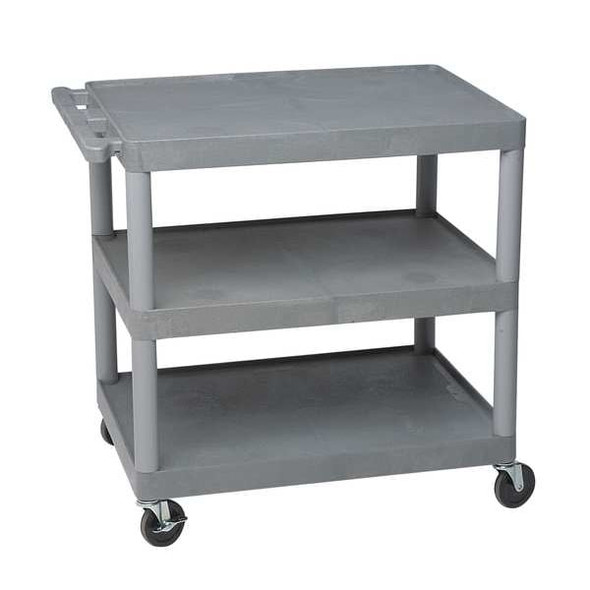 Manufacturer Varies Utility Cart,300 lb. Cap.,PE,2 Shelves STC11-G