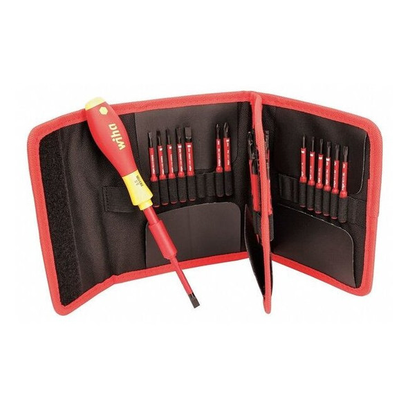 Wiha Multi-Bit Screwdriver,7 1/4 in L 28399