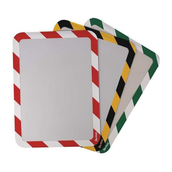 Tarifold Sign Holder, Red/White, Magnetic, PK2 P194943