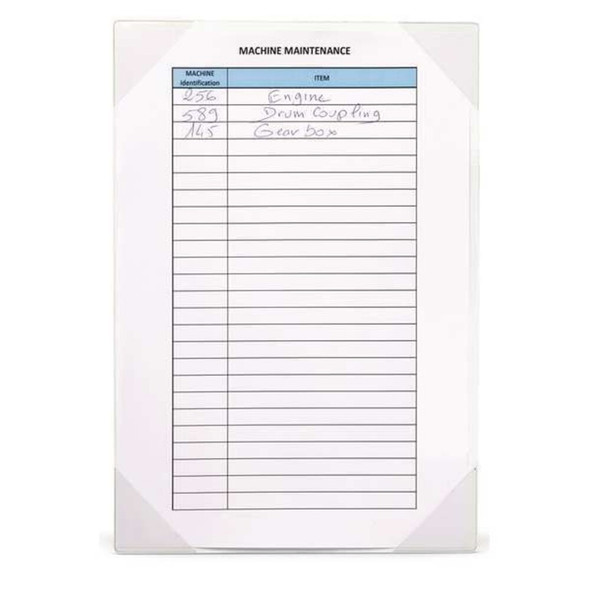 Manufacturer Varies Sign Holder,Easy Write,Adhesive,PK5 P15430