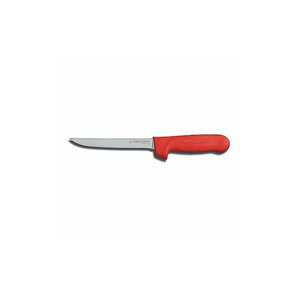 Dexter Russell Boning Knife,6" L,SS Blade,Red 01563R