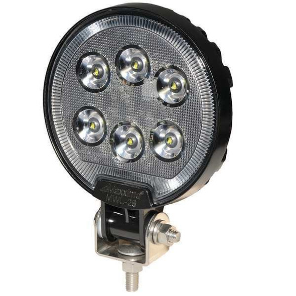 Maxxima Work Light,Round,Clear Lens,1200 Lumens MWL-28
