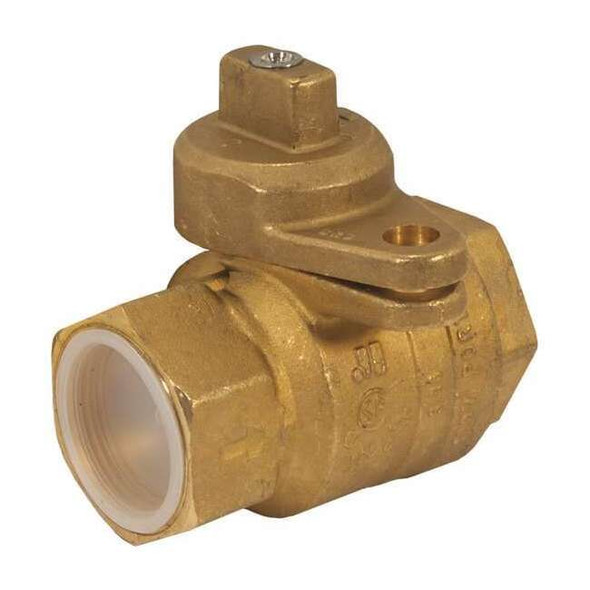 Jomar Valve 1-1/4" FNPT Brass Gas Ball Valve Inline 240-006B