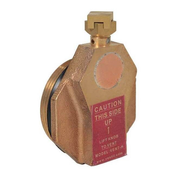 Manufacturer Varies Drum Safety Vent,Brass,Bronze,Horizontal VENT-H