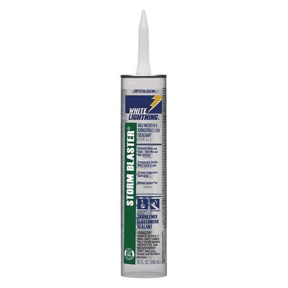 Hybrid Sealant, 10 oz, Cartridge, Whites, Hybrid Base, Storm Blaster